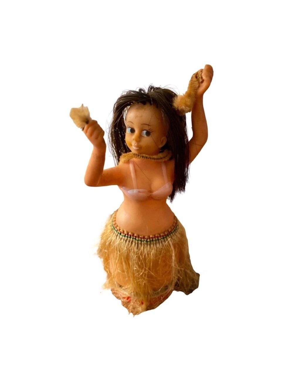 Vintage Hawaiian Hula Dancer Doll Toy
